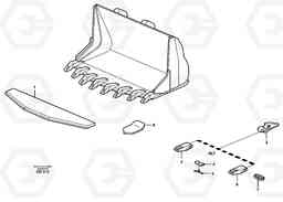 21509 Bucket, truncated vec lip with teeth ATTACHMENTS ATTACHMENTS WHEEL LOADERS GEN. - C, Volvo Construction Equipment