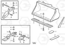 77503 Bucket, straight lip, alt. edge savers or teeth ATTACHMENTS ATTACHMENTS WHEEL LOADERS GEN. - C, Volvo Construction Equipment