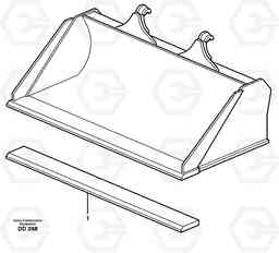 79188 Planing bucket ATTACHMENTS ATTACHMENTS WHEEL LOADERS GEN. - C, Volvo Construction Equipment