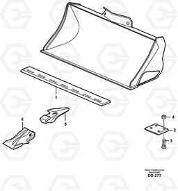 17880 Bucket, straight with teeth ATTACHMENTS ATTACHMENTS BUCKETS, Volvo Construction Equipment