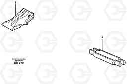 6657 Tooth ATTACHMENTS ATTACHMENTS WHEEL LOADERS GEN. D - E, Volvo Construction Equipment