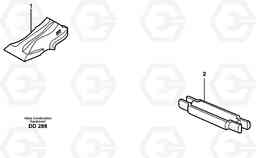 6656 Tooth ATTACHMENTS ATTACHMENTS WHEEL LOADERS GEN. D - E, Volvo Construction Equipment