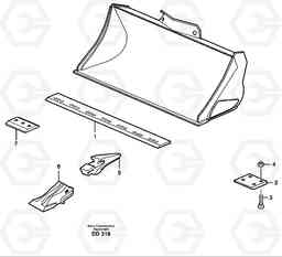 16894 Bucket, straight with teeth ATTACHMENTS ATTACHMENTS WHEEL LOADERS GEN. - C, Volvo Construction Equipment