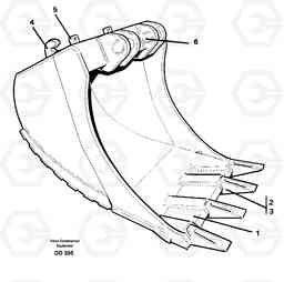 34076 Buckets for quickfit, S3 ATTACHMENTS ATTACHMENTS BUCKETS, Volvo Construction Equipment