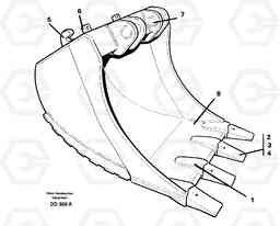 102605 Buckets for quickfit, S3 ATTACHMENTS ATTACHMENTS BUCKETS, Volvo Construction Equipment