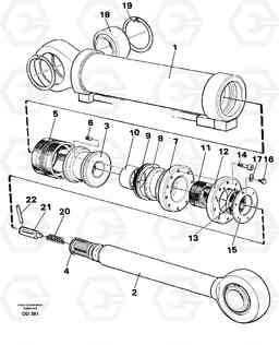 39774 Hydraulic cylinder ATTACHMENTS ATTACHMENTS BUCKETS, Volvo Construction Equipment