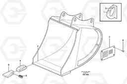 28474 Buckets, direct fitting,combi Parts ATTACHMENTS ATTACHMENTS BUCKETS, Volvo Construction Equipment