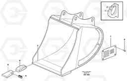 28406 Buckets, direct fitting, Esco Super V ATTACHMENTS ATTACHMENTS BUCKETS, Volvo Construction Equipment