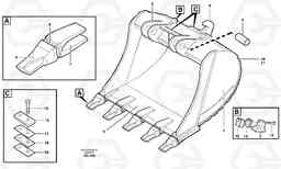 34078 Buckets for Quickfit, S3 Combi Parts ATTACHMENTS ATTACHMENTS BUCKETS, Volvo Construction Equipment