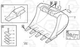 35400 Buckets for Quickfit, S3 Esco Super V ATTACHMENTS ATTACHMENTS BUCKETS, Volvo Construction Equipment