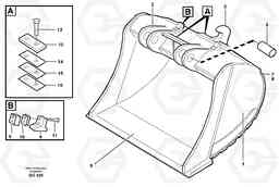 34075 Buckets for quickfit, S3 ATTACHMENTS ATTACHMENTS BUCKETS, Volvo Construction Equipment