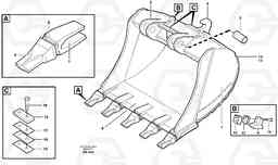 33809 Buckets for Quickfit. S1 - S2 Esco Super V ATTACHMENTS ATTACHMENTS BUCKETS, Volvo Construction Equipment