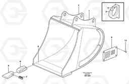 28723 Buckets, direct fitting, Esco Super V ATTACHMENTS ATTACHMENTS BUCKETS, Volvo Construction Equipment