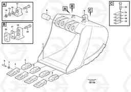 106848 Buckets for quickfit, S1 - S2 ATTACHMENTS ATTACHMENTS BUCKETS, Volvo Construction Equipment