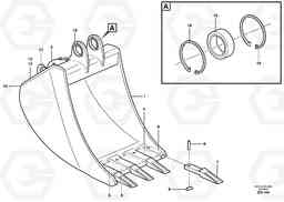 29161 Buckets, direct fitting ATTACHMENTS ATTACHMENTS BUCKETS, Volvo Construction Equipment