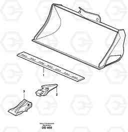 17584 Bucket, straight with teeth ATTACHMENTS ATTACHMENTS WHEEL LOADERS GEN. - C, Volvo Construction Equipment