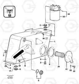 104889 Hydraulic tank EC14 TYPE 246, 271, Volvo Construction Equipment