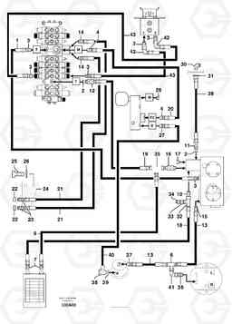 105944 Attachments supply and return circuit EC50VV TYPE 247, Volvo Construction Equipment