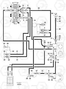 102157 Attachments supply and return circuit EC50 TYPE 247, Volvo Construction Equipment