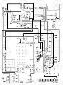 84680 Attachments supply and return circuit EC70 TYPE 233, Volvo Construction Equipment