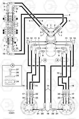 101851 Hydr. circuit. ( travelling ) EC50 TYPE 247, Volvo Construction Equipment