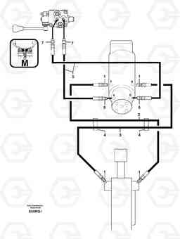 102700 Hydr. circuit. ( dozer blade ) EC14 TYPE 246, 271, Volvo Construction Equipment