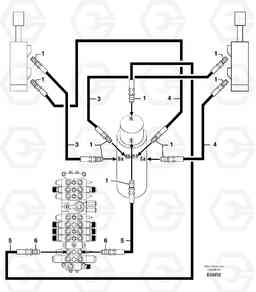 31754 Hydr. circuit. ( dozer blade ) EC50VV TYPE 247, Volvo Construction Equipment