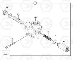 6919 Priority valve EW50 TYPE 256, Volvo Construction Equipment