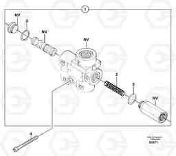 26175 Priority valve EW50VV TYPE 256, Volvo Construction Equipment