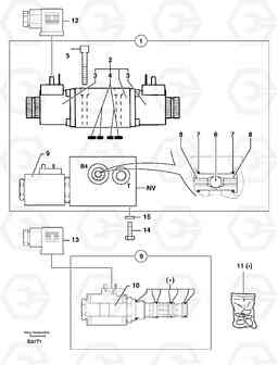 33189 Electrovalve : travel : forward / reverse EW50VV TYPE 256, Volvo Construction Equipment