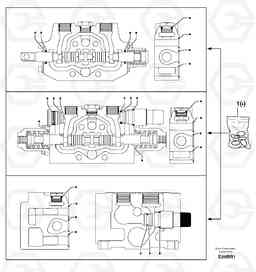 12167 Control valve : seal (kit) for complete element EC50 TYPE 247, Volvo Construction Equipment