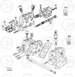 10157 Control valve : seal (kit) for complete element EW70VV TYPE 262, Volvo Construction Equipment