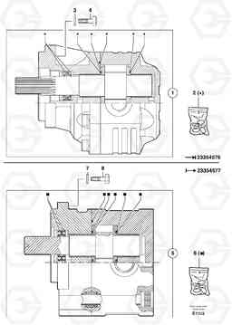 2500 Hydraulic pump EC70VV TYPE 233, Volvo Construction Equipment