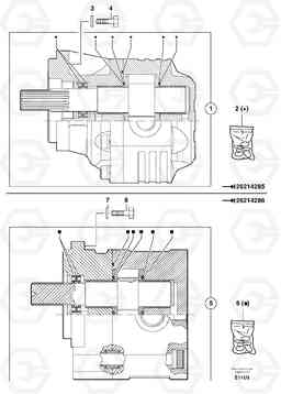 12467 Hydraulic pump EW70 TYPE 262, Volvo Construction Equipment