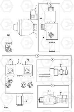 13586 Accumulator / electrovalve EC50VV TYPE 247, Volvo Construction Equipment