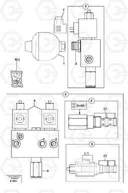 18854 Accumulator / electrovalve EW50 TYPE 256, Volvo Construction Equipment