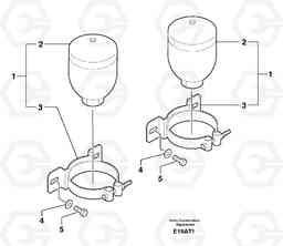 26179 Accumulator EW50VV TYPE 256, Volvo Construction Equipment