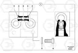 33184 Slewing block EW50 TYPE 256, Volvo Construction Equipment