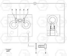 33188 Slewing block EW50VV TYPE 256, Volvo Construction Equipment