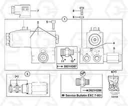 19580 Electrovalve : oscillation lock EW70 TYPE 262, Volvo Construction Equipment