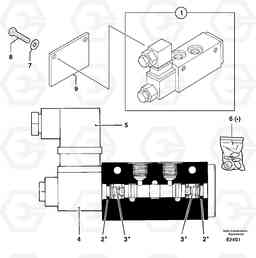 13601 Electrovalve (quickfit ) EW50 TYPE 256, Volvo Construction Equipment