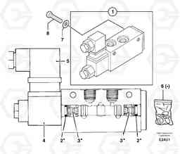 3145 Electrovalve (quickfit ) EC70VV TYPE 233, Volvo Construction Equipment