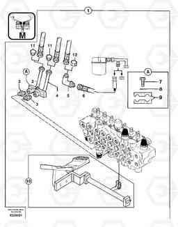 21121 Pedal kit : accessories EC14 TYPE 246, 271, Volvo Construction Equipment