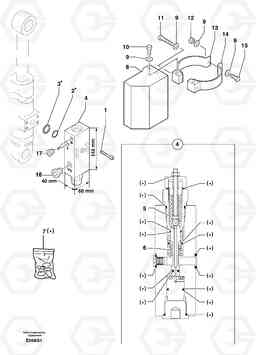 6900 Safety valve ( boom cylinder ) EW50 TYPE 256, Volvo Construction Equipment