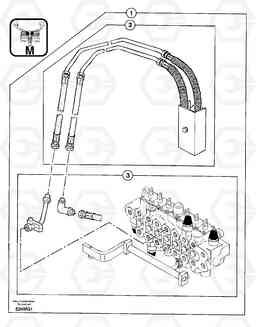 21122 Hydraulic circuit kit ( rock breaker ) EC14 TYPE 246, 271, Volvo Construction Equipment