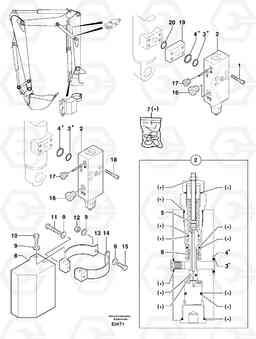 32625 Safety valve EW50VV TYPE 256, Volvo Construction Equipment