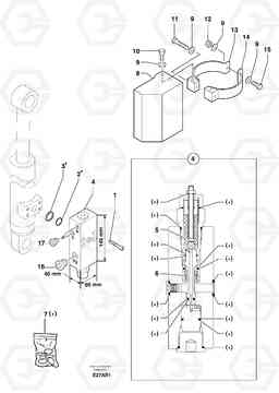 12186 Safety valve EC50 TYPE 247, Volvo Construction Equipment