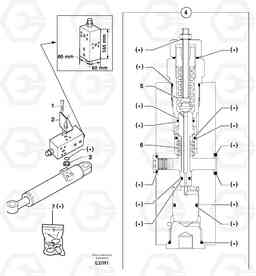 12180 Safety valve EC50 TYPE 247, Volvo Construction Equipment