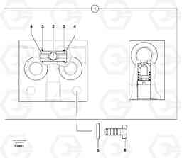 33182 Slewing block EC50VV TYPE 247, Volvo Construction Equipment