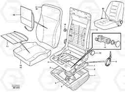 24483 Driver's seat. L50E BRAZIL, S/N 71001 -, Volvo Construction Equipment